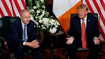 Trump Says He’d ‘Love to See’ Ireland Unified, Sparking British Backlash