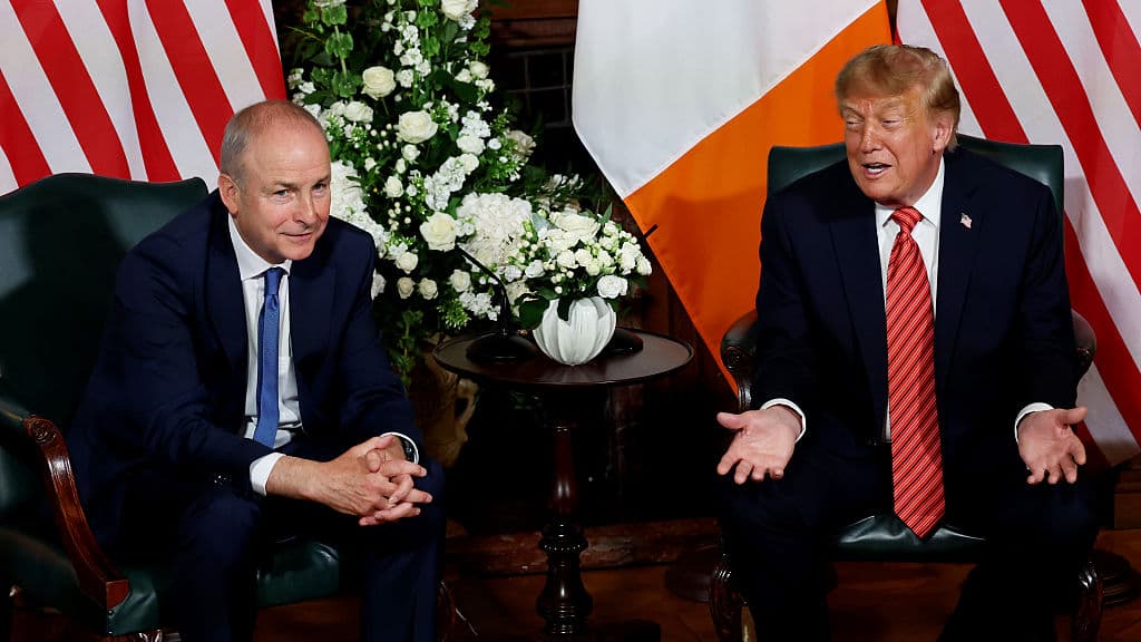 Trump Says He’d ‘Love to See’ Ireland Unified, Sparking British Backlash