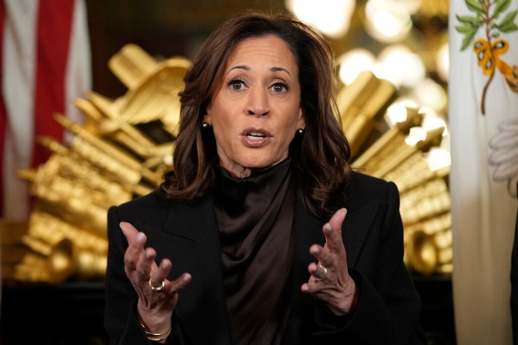 Kamala Harris plans a speech sharply criticizing Donald Trump’s policies