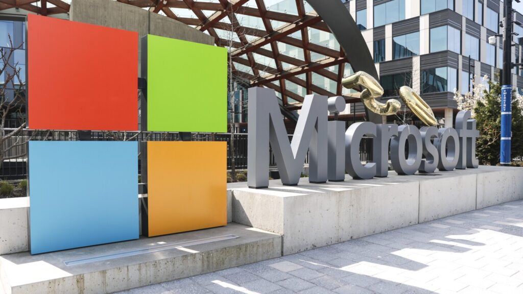 Microsoft says quarterly profits up 18% as it weathers tech sector turbulence with cloud growth