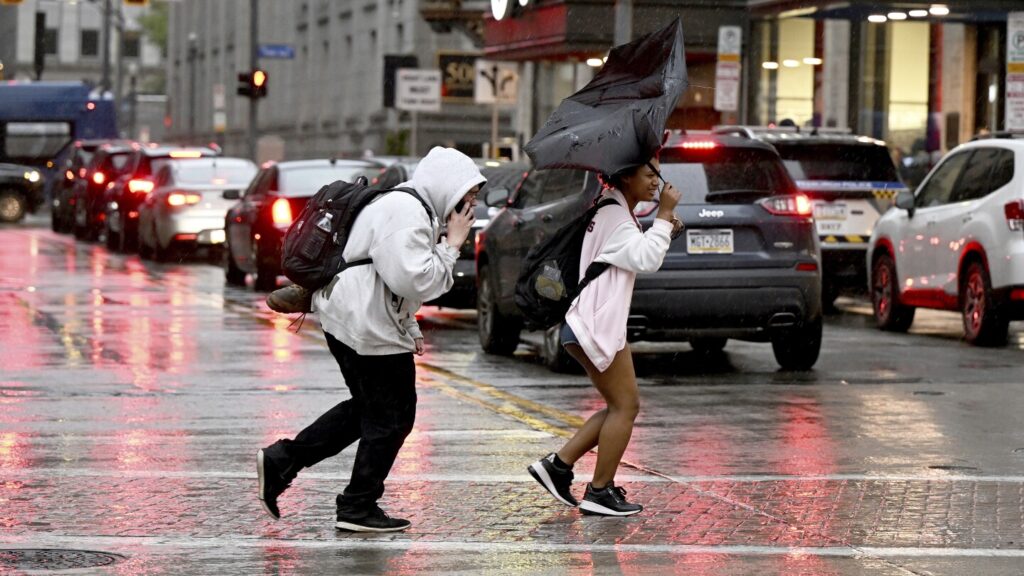 Record rainfall forces evacuations and rescues in Oklahoma as a storm leaves 3 dead in Pennsylvania