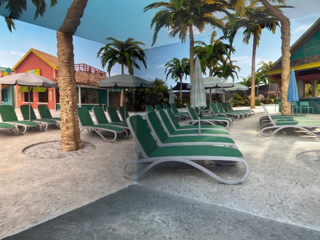 How I toured a Bahamas beach club, without leaving a windowless room in Miami