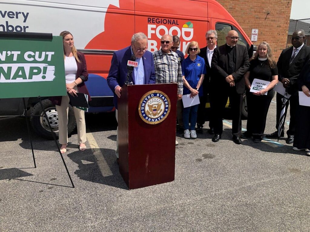 Schumer urges leaders to oppose 0B in cuts to SNAP anti-hunger program