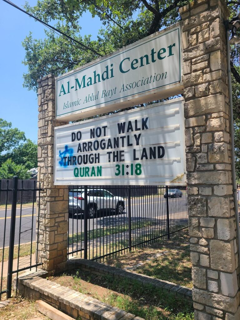 Austin mosques targeted in vandalism, prompting calls for heightened security