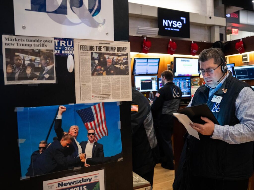 Trump rips Biden for a weak stock market. He’s deflecting the blame.