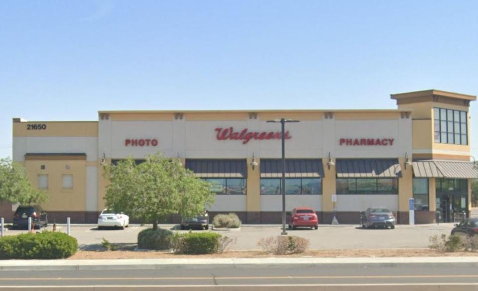 Walgreens, 21650 Highway 18 in Apple Valley, pictured in a Google Street View image.