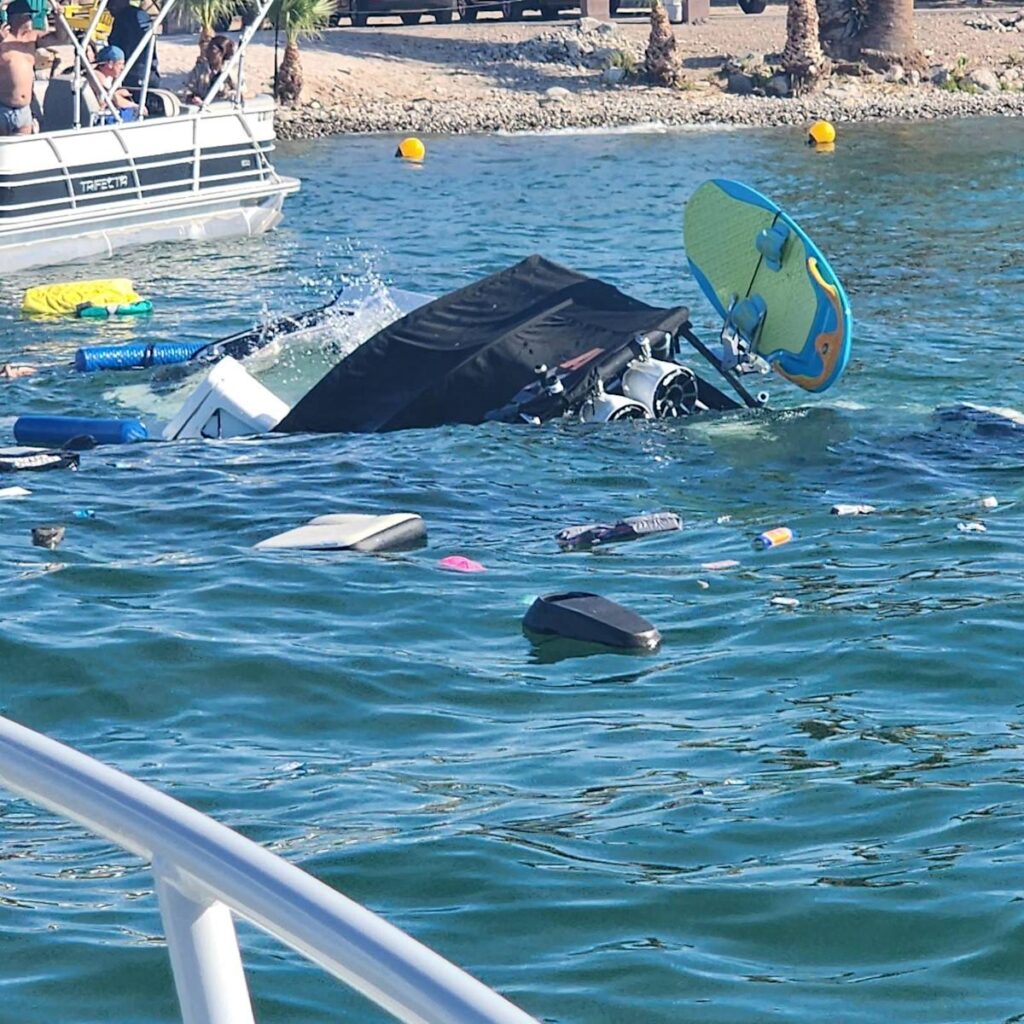 Boats burn, crash and sink on Colorado River, Lake Havasu