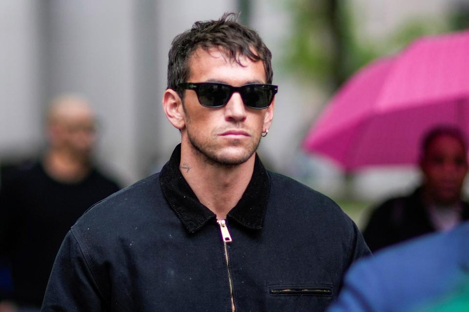 Alex Fine, Cassie Ventura's husband, leaves the Federal court during the Sean "Diddy" Combs sex trafficking and racketeering conspiracy trial at U.S. court in Manhattan, May 13, 2025.