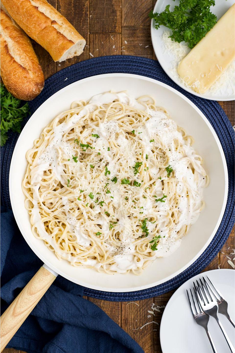 Cottage Cheese Alfredo Sauce