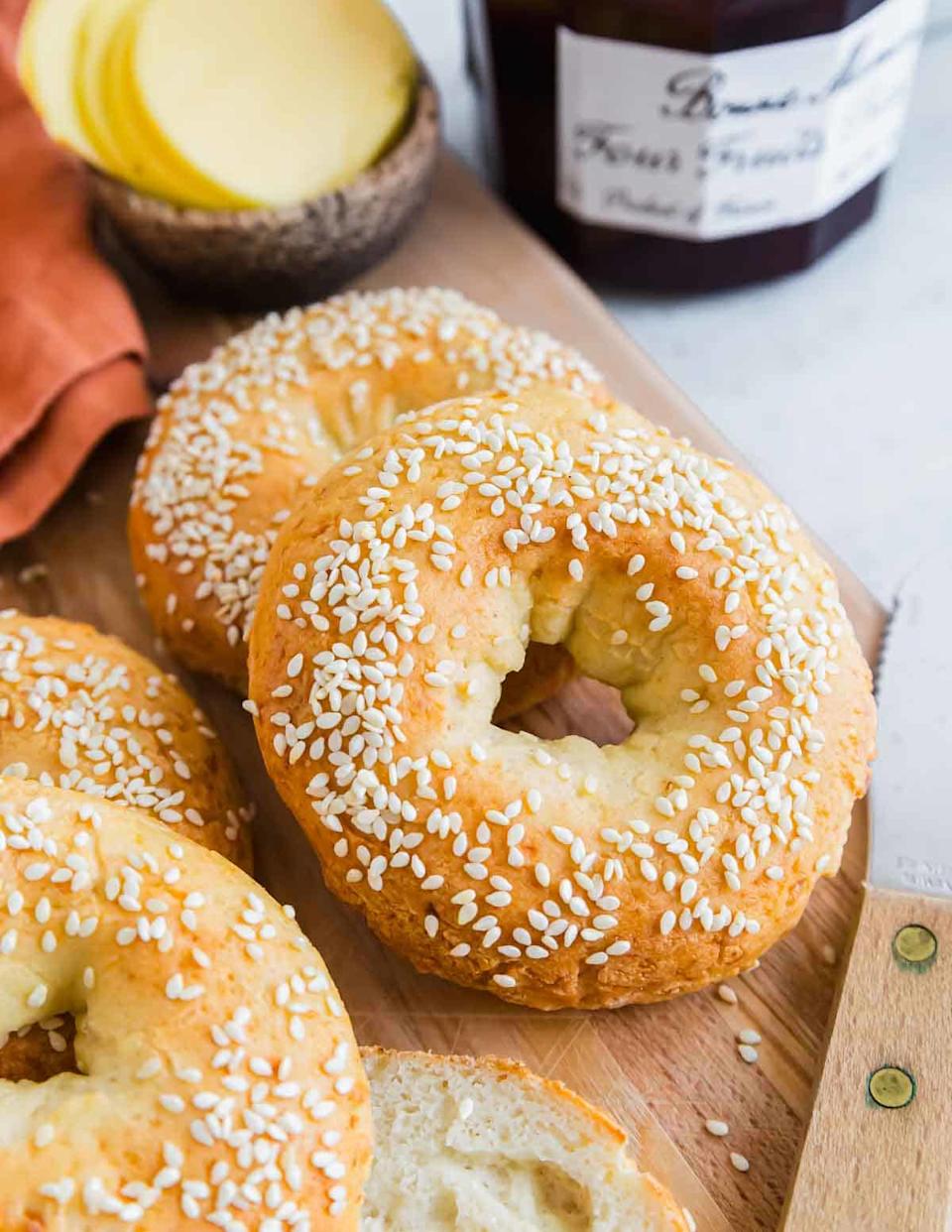 Cottage Cheese Bagels