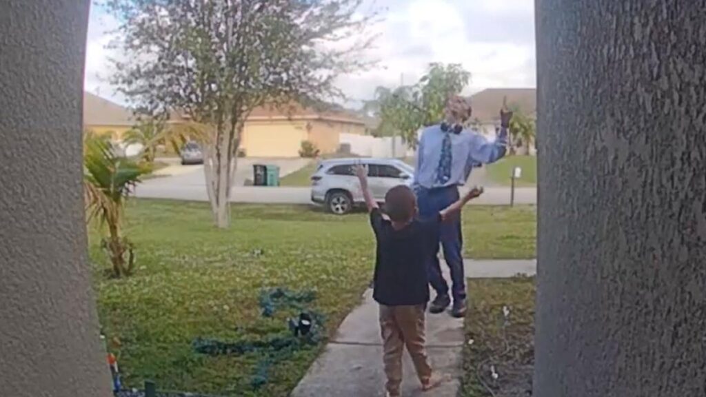 Son’s sweet goodbye request creates tender moment