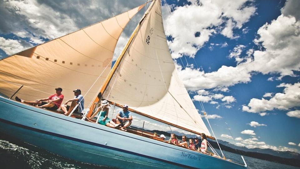 Everyone in the family will enjoy a sail on Flathead Lake.