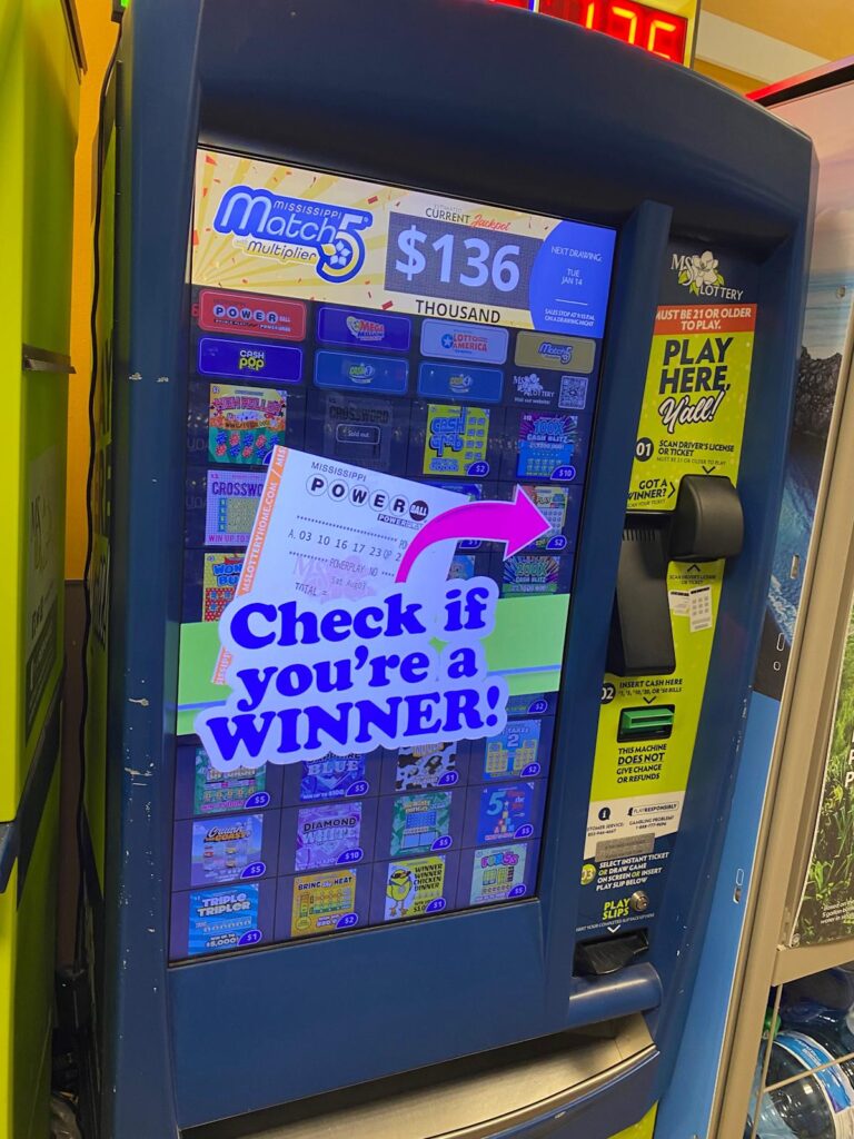 Mississippi Lottery Mississippi Match 5, Cash 3 results for May 25, 2025
