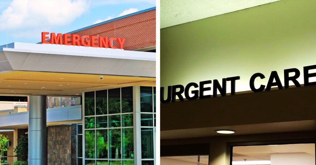 When to Go to the Emergency Room vs. Urgent Care