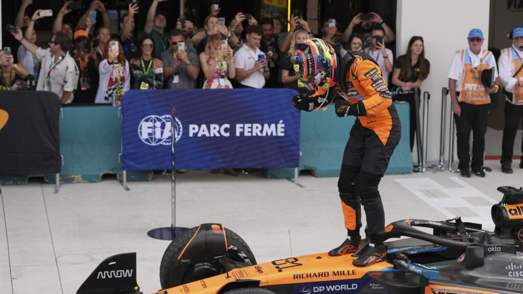 Oscar Piastri wins F1’s Miami Grand Prix