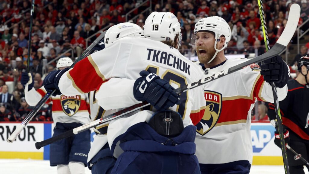 Bennett, Verhaeghe help Panthers roll past Hurricanes 5-0, take 2-0 lead in Eastern final
