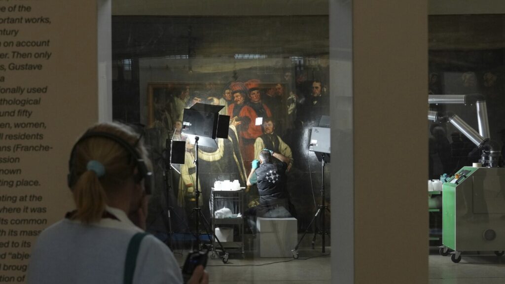 AP PHOTOS: Paris’ Orsay Museum opens up the wonders of art restoration to the public gaze
