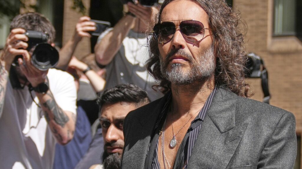Russell Brand pleads not guilty to charges of rape and sexual assault