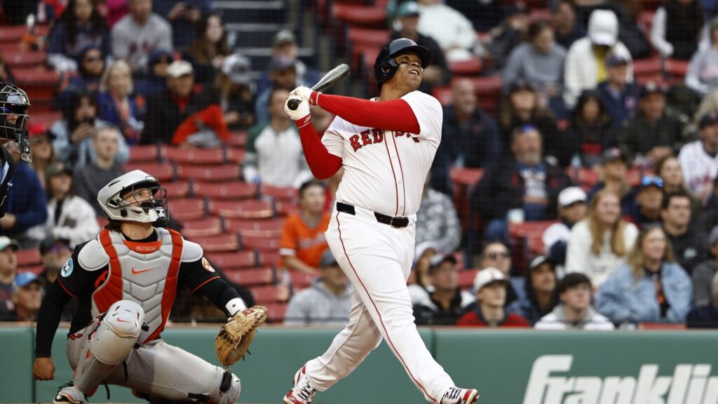 Devers has career-high 8 RBIs, including grand slam in 13-run 8th as Red Sox rout Orioles 19-5