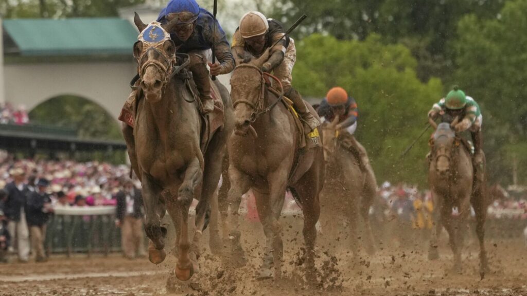 Filly Good Cheer stays unbeaten, rallying in the mud to win 151st Kentucky Oaks at Churchill Downs