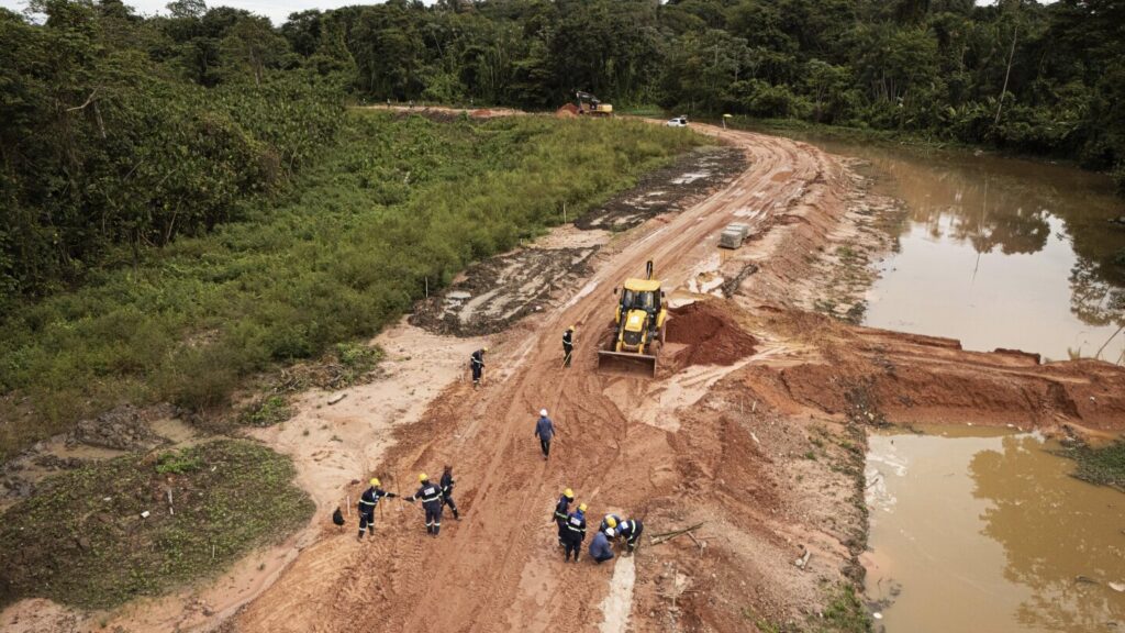 The construction of a road in Brazil draws criticism before first-ever climate talks in the Amazon
