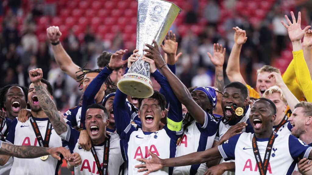 Tottenham beats Man United 1-0 for Europa League title and ends long trophy drought