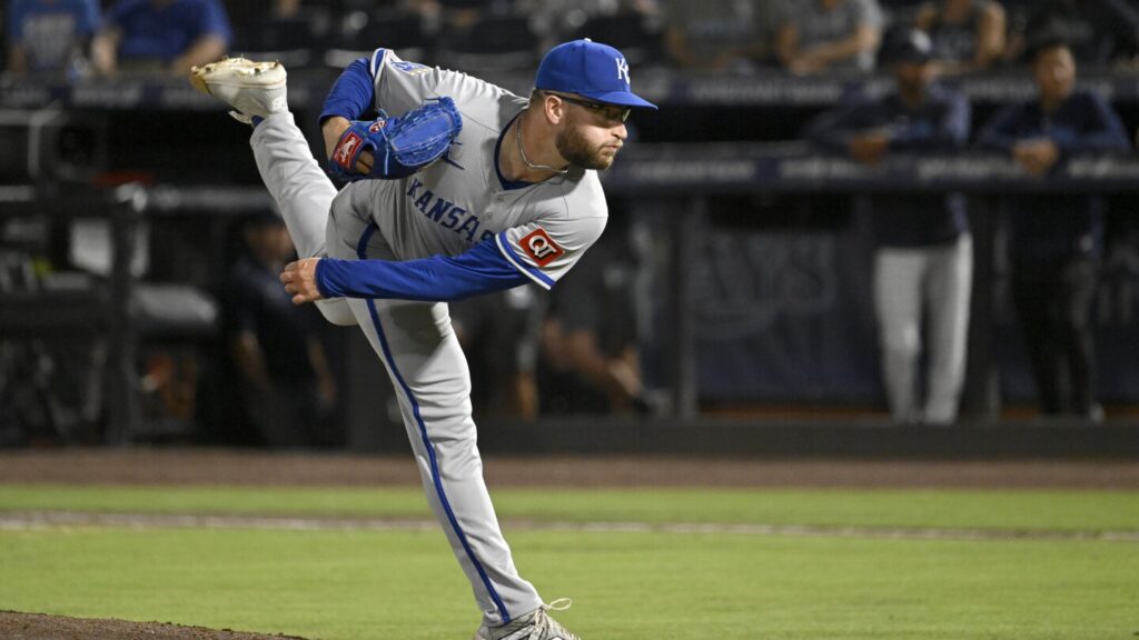 Royals’ Noah Cameron takes a no-hitter into 7th in his big league debut as KC beats the Rays 3-0