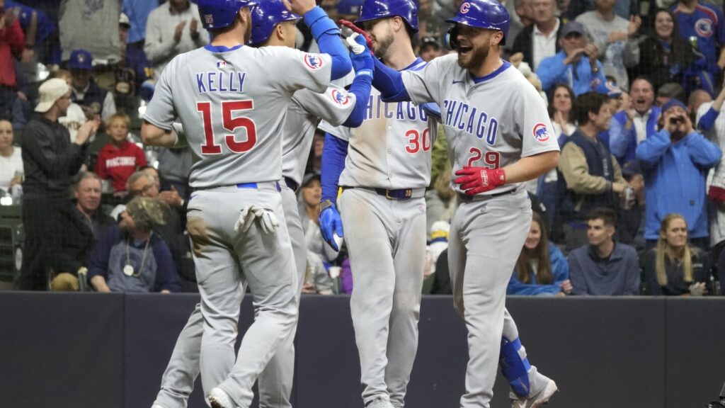 Michael Busch hits grand slam and Pete Crow-Armstrong homers twice in Cubs’ 10-0 win over Brewers