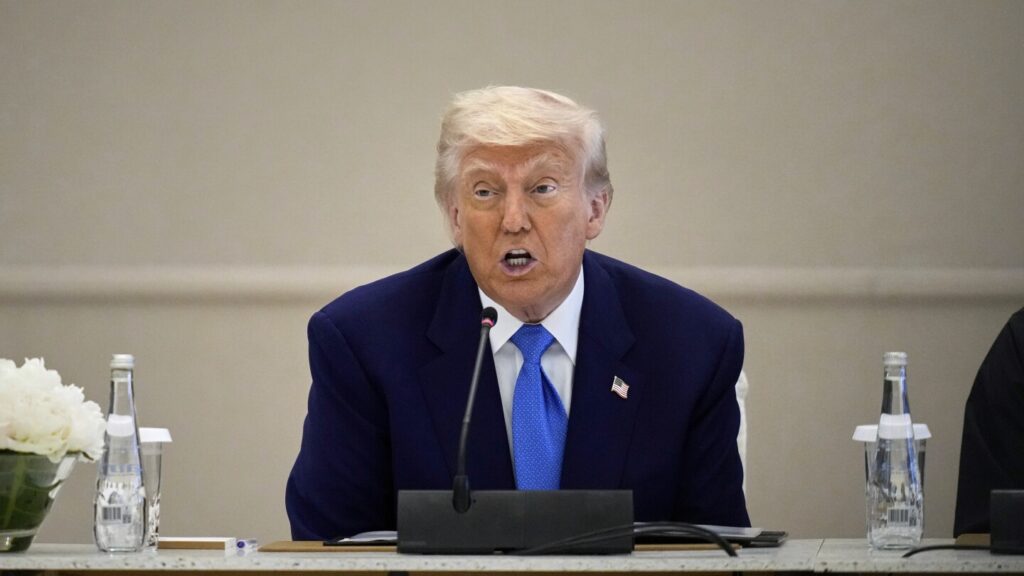 Trump says he’ll soon meet with Putin, a no-show at peace talks in Turkey
