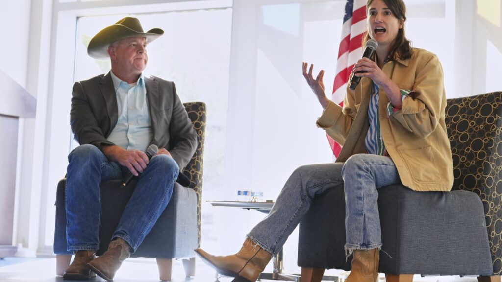 She won a Trump district as a Democrat. Now she faces ire from the left