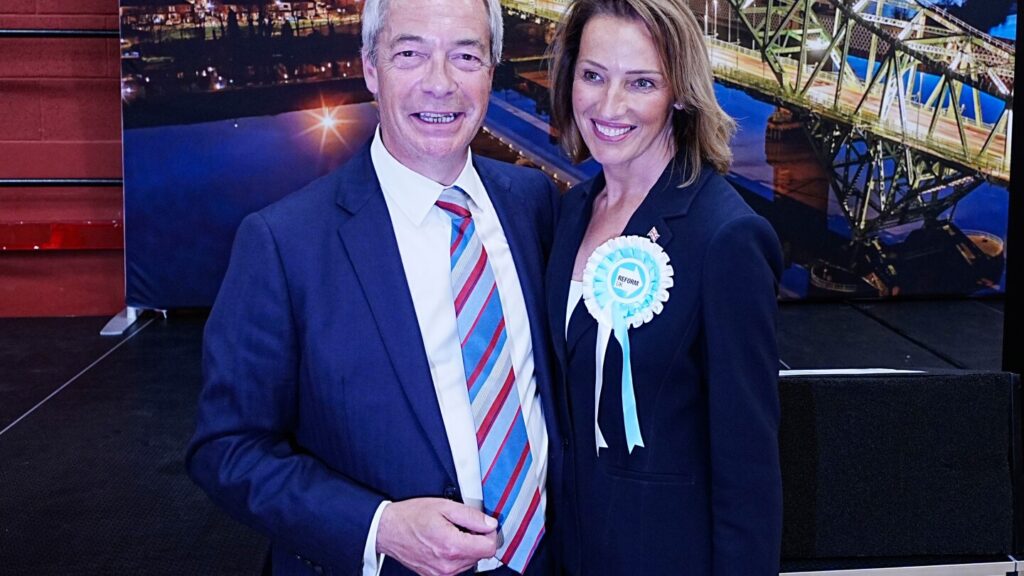 Farage hails a ‘big moment’ as his party wins a seat in Parliament, making local election gains