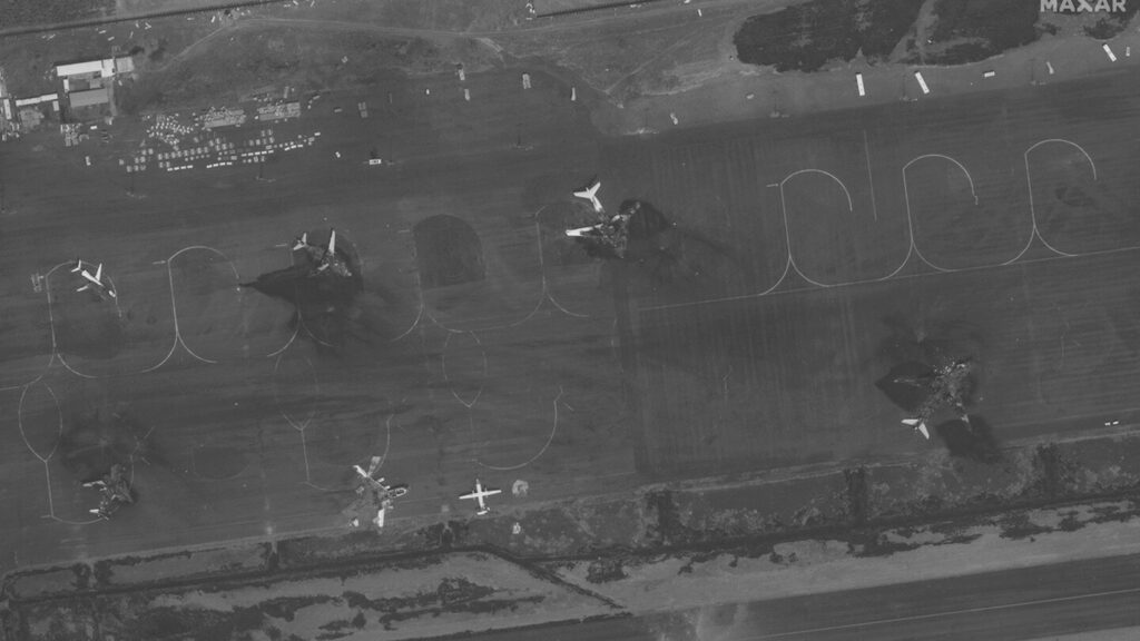 Flights resume at the rebel-held airport in Yemen’s capital, more than a week after Israeli strikes