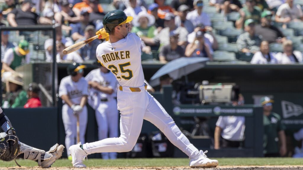 Shea Langeliers’ 5 RBIs help the A’s overcome 2 homers by Aaron Judge to beat the Yankees 11-7