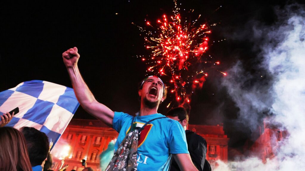 AP PHOTOS: Napoli crowned Serie A champions