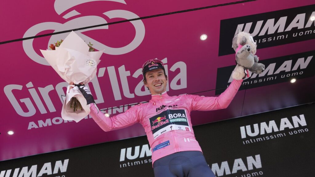 Tarling wins Giro stage 2 by a second over new overall leader Roglic