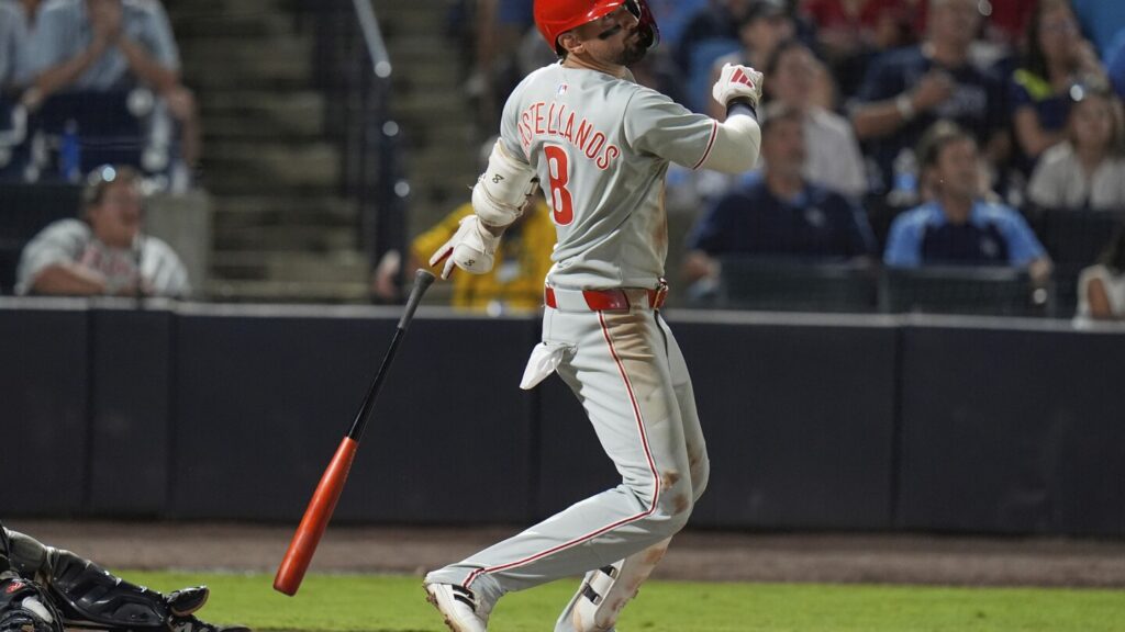 Castellanos has HR and 4 RBIs, Schwarber and Bohm also go deep as Phillies beat Rays 8-4