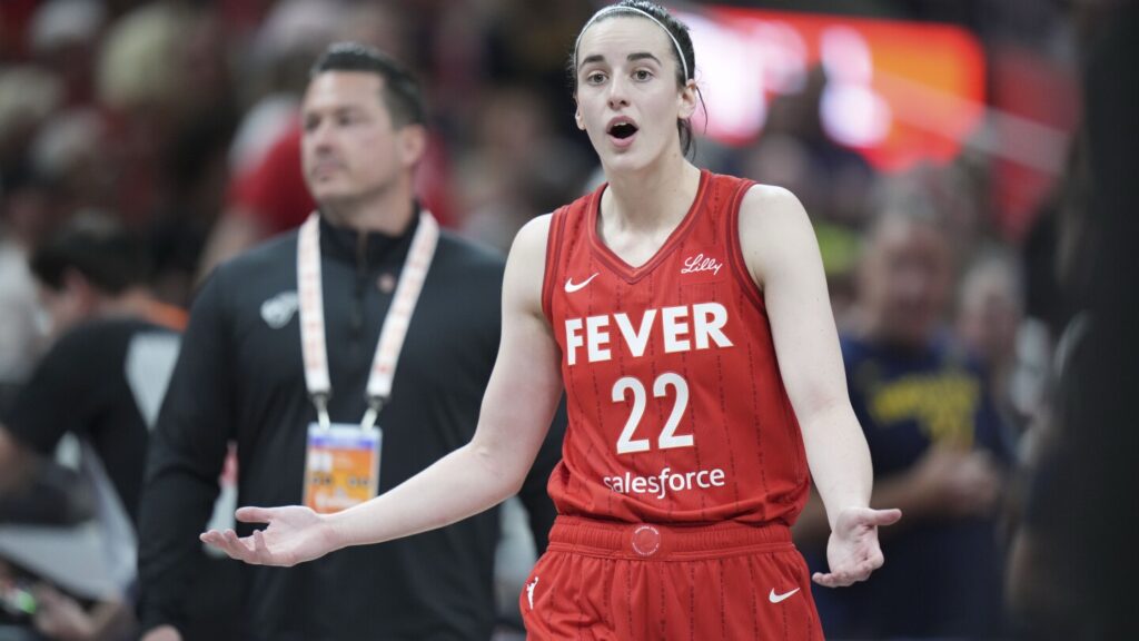Caitlin Clark says flagrant foul for shoving Angel Reese was not ‘malicious’