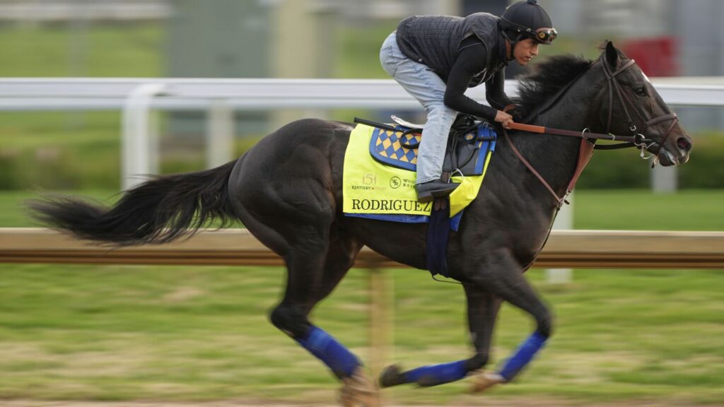 Rodriguez scratched from Kentucky Derby with minor foot bruise. Baeza moves into the 20-horse field