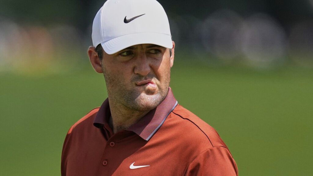 Mud balls! Schauffele and Scheffler have rounds muddied by double bogeys at PGA Championship