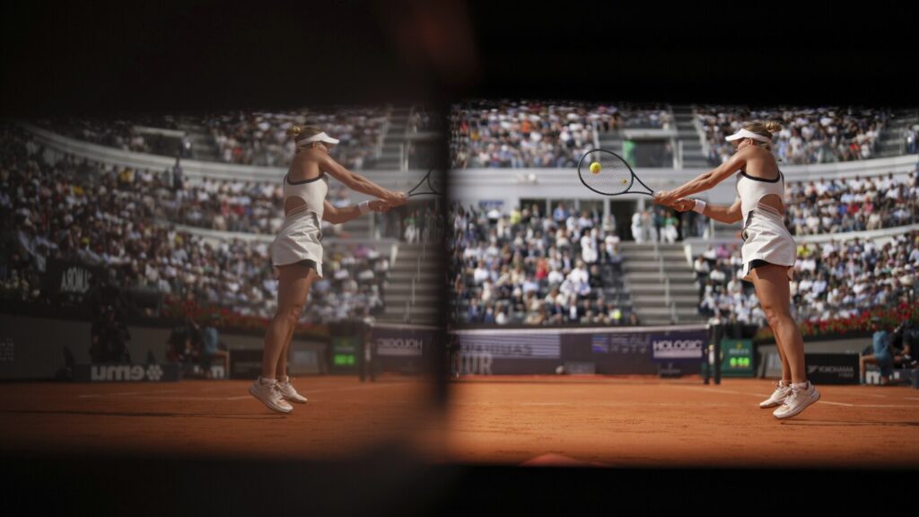 Photos: Reflections and shadows at the Italian Tennis Open