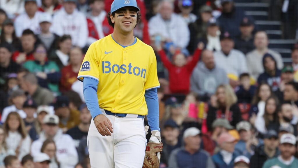Red Sox prospect Marcelo Mayer gets a ride to Fenway Park for his big league debut