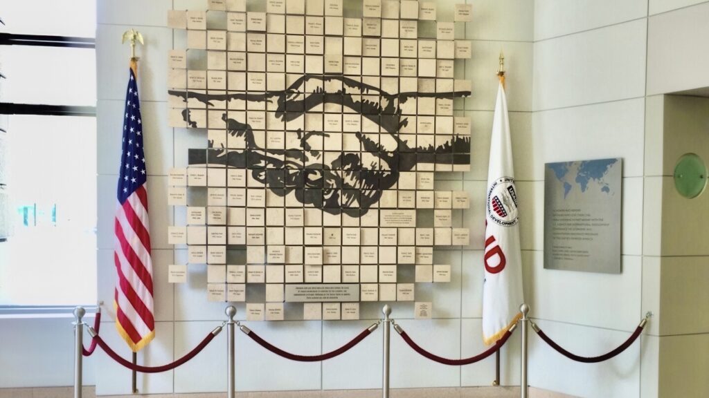 Wall honoring fallen USAID staffers removed by Trump administration