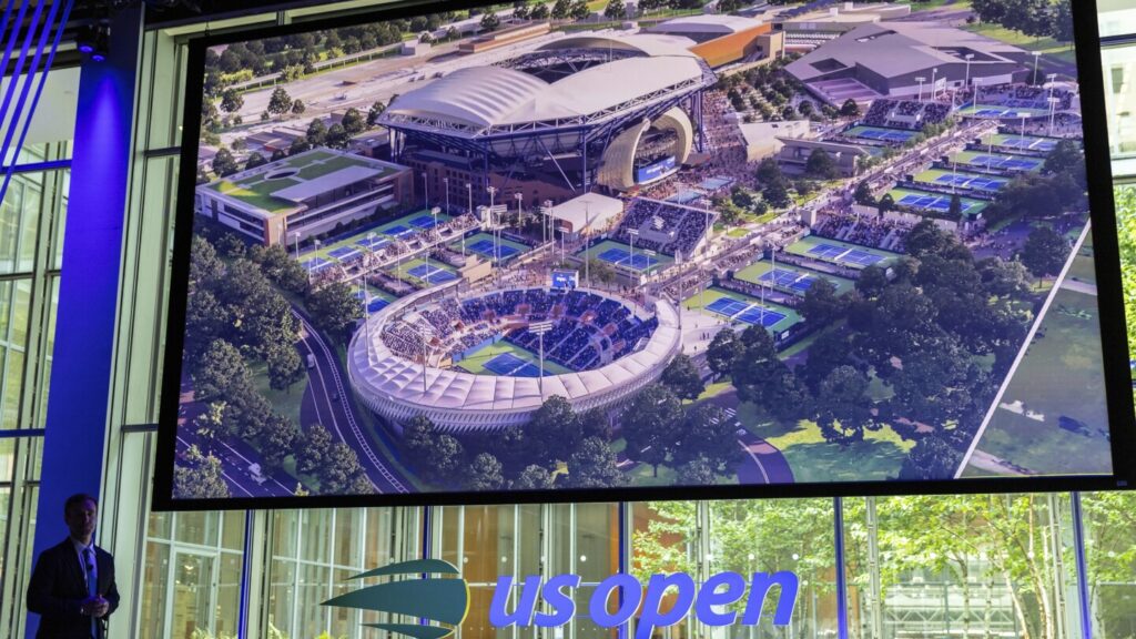 The US Open’s Arthur Ashe Stadium is getting an overhaul as part of an 0 million project