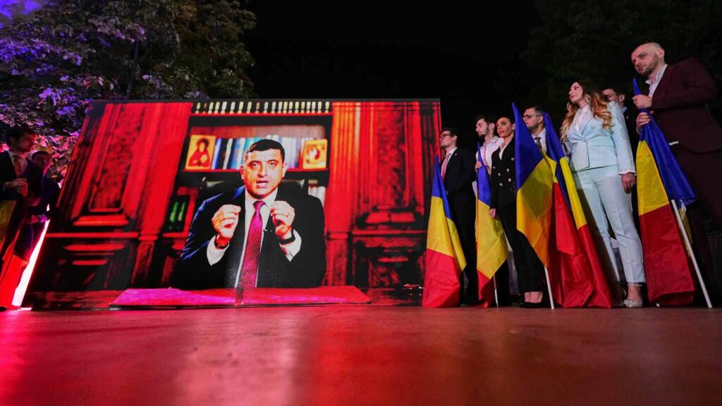 Romania’s hard-right candidate to face a pro-EU reformist in presidential runoff