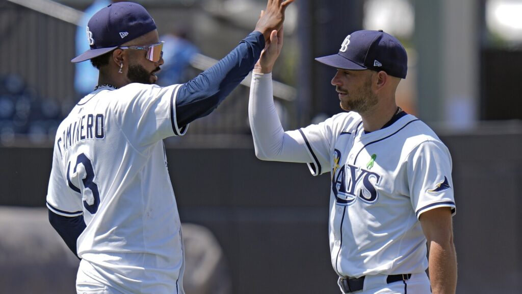 Brandon Lowe, Junior Caminero hit 4th-inning home runs to lead Rays over Twins 5-0