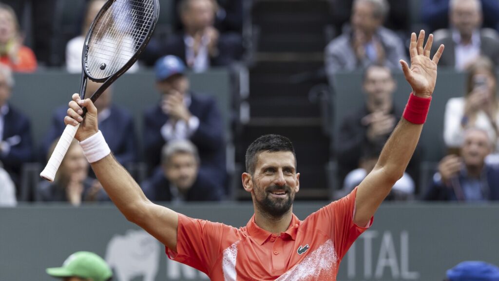 Djokovic gets first win on clay this year by beating Fucsovics at Geneva Open