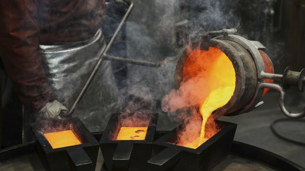 Photos: Gold is swiftly transformed from ore to bars in Australia after weeks of record prices