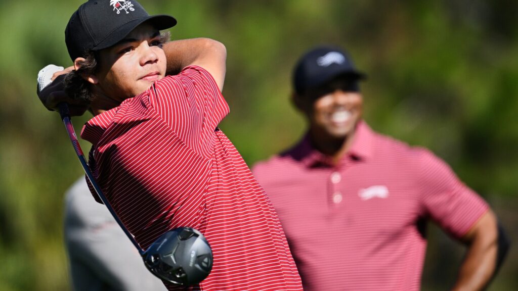 Charlie Woods wins Junior golf tournament