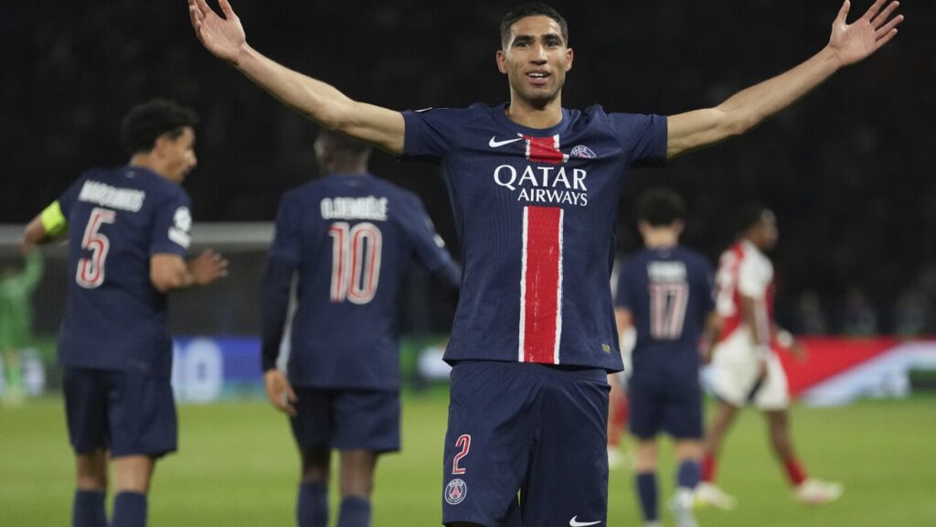 PSG defender Achraf Hakimi named top African player in Ligue 1