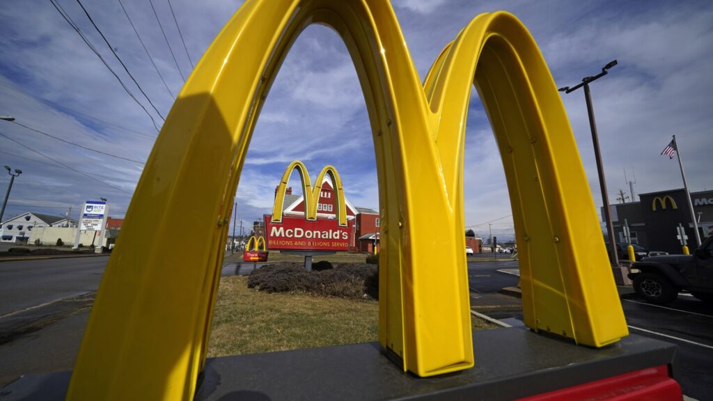 McDonald’s store traffic falls unexpectedly as diners grow uneasy about economy